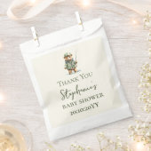 Niedlicher Bear Fisherman ist auf dem Weg zur Baby Geschenktütchen (Ausgeschnitten)