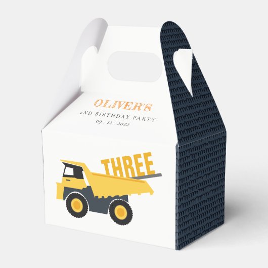 Niedlicher Bebauungspult jedes Alter Geburtstag Geschenkschachtel (Vorderseite)