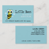 Niedlicher Bee Daycare & Babysitter Service Visitenkarte (Vorne/Hinten)