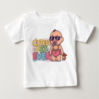 Niedlicher Begleiter je Baby T-shirt