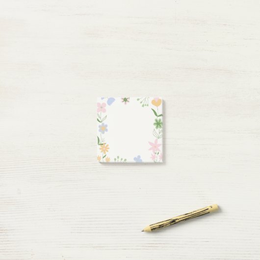 Niedlicher Beitrag Post-it Klebezettel (Auf Schreibtisch)