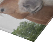 Niedlicher belgischer Pferdefüßler Schneidebrett (Ecke)