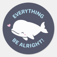 Niedlicher Beluga Whale, alles Wal ist in Ordnung 