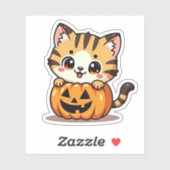 Niedlicher Bengalischer Kittensticker - Spooky Pas Aufkleber (Blatt)