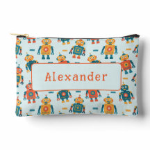 Niedlicher benutzerdefinierbarer Roboterdruck