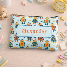 Niedlicher benutzerdefinierbarer Roboterdruck