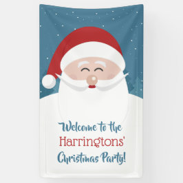 Niedlicher benutzerdefinierter Santa-Textbanner Banner