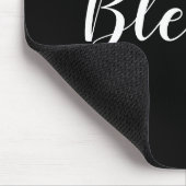 Niedlicher benutzerdefinierter schwarz-weißer Skri Mousepad (Ecke)