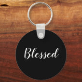 Niedlicher benutzerdefinierter schwarz-weißer Skri Schlüsselanhänger (Vorderseite)