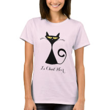 Niedlicher, benutzerdefinierter Text/Farbe Le Chat