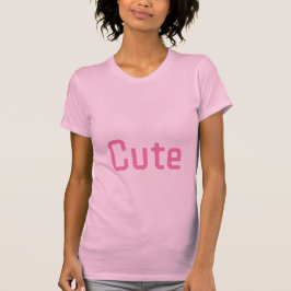 Niedlicher benutzerdefinierter Text - Frauen Girl- T-Shirt