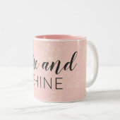 Niedlicher benutzerdefinierter Textauftritt und Sh Zweifarbige Tasse (VorderseiteRechts)