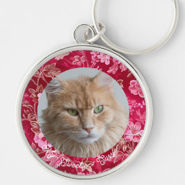 Niedlicher benutzerdefinierter Tierhund Katze Love Schlüsselanhänger