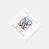 Niedlicher Bericht über das kindermännliche oder k Serviette (Ecke)