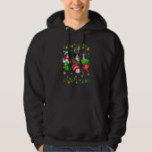 Niedlicher Berner Hund in Weihnachtssocken Haustie Hoodie (Vorderseite)