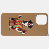 Niedlicher Berner Hundeschlitten auf Llama Case-Mate iPhone Hülle (Rückseite (Horizontal))