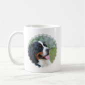 Niedlicher Bernese Gebirgshund Kaffeetasse (Links)