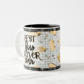 Niedlicher Best-Bus-Treiber Zweifarbige Tasse (Vorderseite Links)