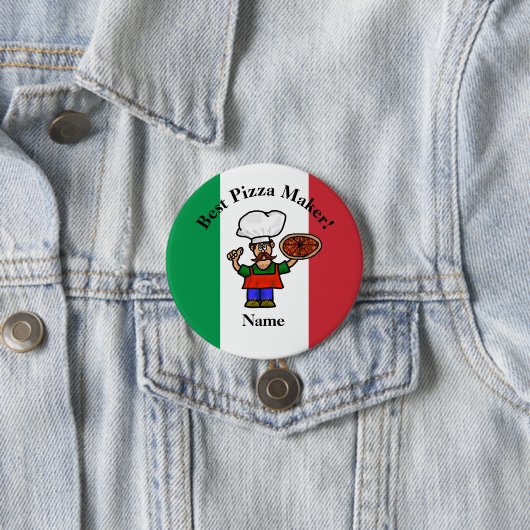 Niedlicher Best Pizza Maker Button (Beispiel)