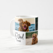 Niedlicher bester Hund je individuelles Foto für H Kaffeetasse (Vorderseite Links)