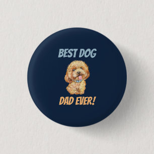 Niedlicher bester Hunde-Vater je Button
