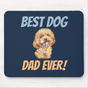 Niedlicher bester Hunde-Vater je Mousepad