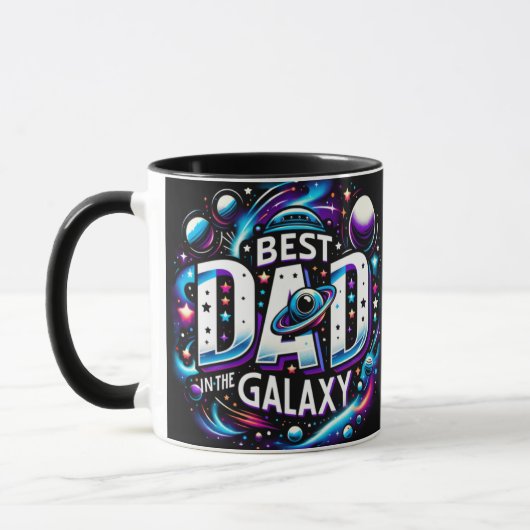 Niedlicher bester Vater im Galaxy Tasse Wrap (Links)