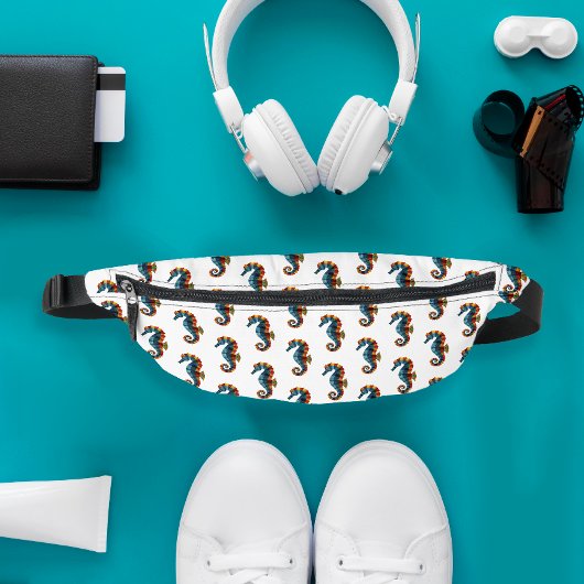 Niedlicher bester Vater je farbenfrohe Seepferd Mu Bauchtasche