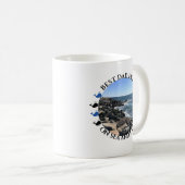 Niedlicher bester Vater je Ozean und Beach Lovers  Kaffeetasse (VorderseiteRechts)