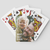 Niedlicher bester Vater je Spielkarten (Rückseite)