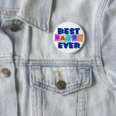 Niedlicher bester Vati ÜBERHAUPT Button (Beispiel)