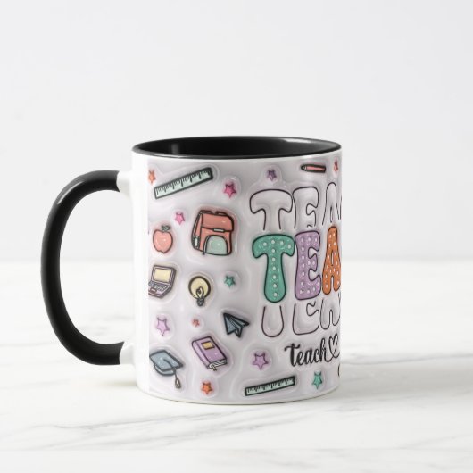 Niedlicher bewundernswerter 3D-Lehrer-Design Tasse (Links)