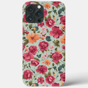 Niedlicher bezaubernder Blumenvektor Kunst Nahtlos Case-Mate iPhone Hülle