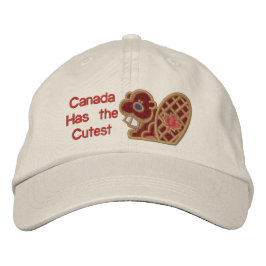 Niedlicher Biber Bestickte Baseballkappe