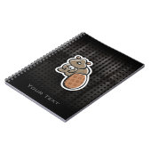 Niedlicher Biber; Cool Notizblock (Linke Seite)