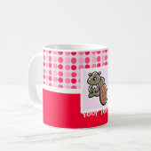 Niedlicher Biber Kaffeetasse (Vorderseite Links)