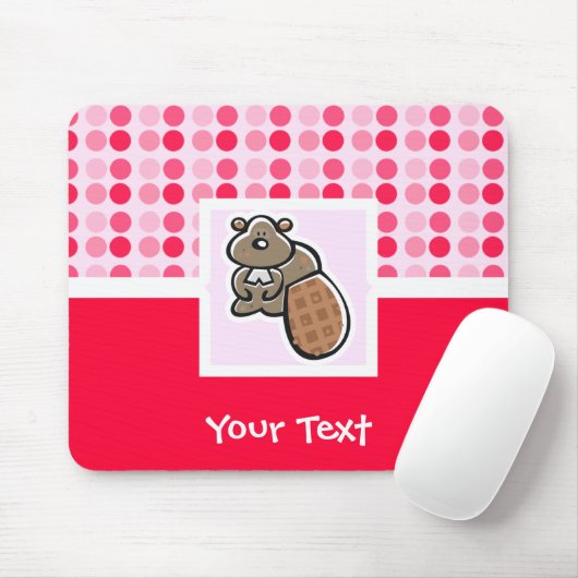 Niedlicher Biber Mousepad (Mit Mouse)