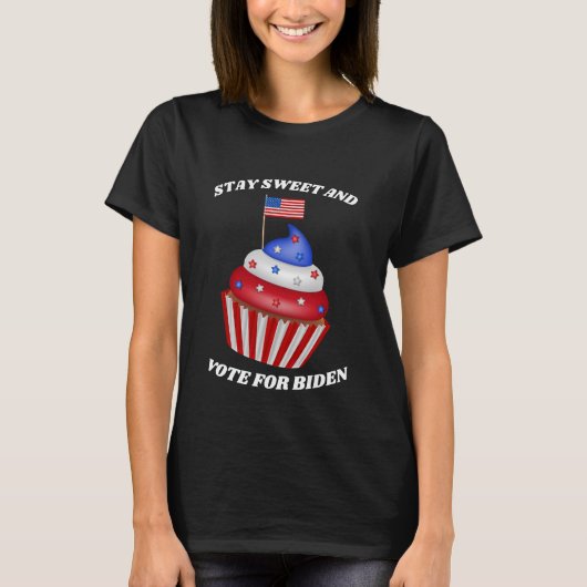 Niedlicher Biden Cupcake 2024 T - Shirt (Vorderseite)
