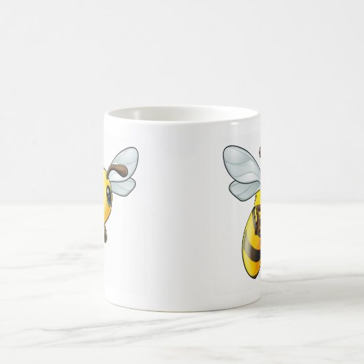 Niedlicher Bienen-Charakter Kaffeetasse (Mittel)