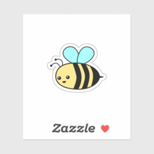 Niedlicher BienenCartoon - Sweet Aesthetic Sticker