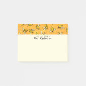 Niedlicher Bienenlehrer von der Rezeption (4x3) Post-it Klebezettel (Vorderseite)