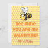 Niedlicher Bienenminen-Cartoon Feiertagskarte (Vorderseite)