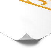 niedlicher Bienenstock Begrüßungswortposter Poster (Ecke)