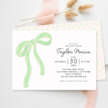 Niedlicher Big Bow | Neutrale Babydusche