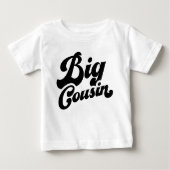 Niedlicher Big Cousin | Matching Family Baby T-shirt (Vorderseite)