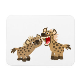 Niedlicher Big Teethed Cartoon Hyenas Flexible Mag Magnet
