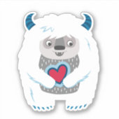 Niedlicher Bigfoot-Sticker Aufkleber (Vorderseite)