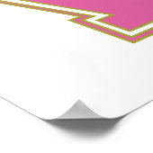 Niedlicher Bingo Lover Ihren ersten Poster (Ecke)