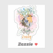 Niedlicher Bird Aufkleber (Blatt)