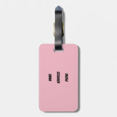 Niedlicher Bird Gepäckanhänger (Rückseite vertikal)